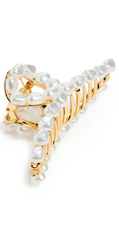 Lelet Ny Aria Pearl Claw Clip Pearl In White