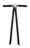 Lelet Ny Avril Crystal Satin Skinny Bow In Black