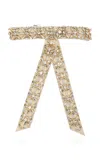 Lelet Ny Avril Crystal Velvet Hair Bow In White