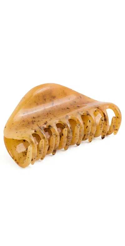 Lelet Ny Bleecker Claw Clip Caramel Tortoise In Brown