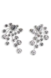 Lelet Ny Brian Crystal Statement Earrings In Metallic