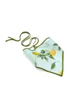Lelet Ny Capri Silk-organza Bandana In Green