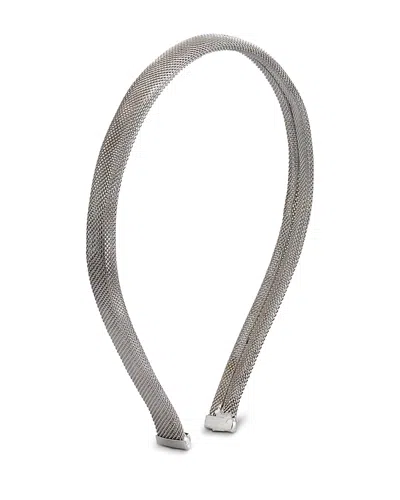 Lelet Ny Charlotte Mesh Steel Headband In Silver