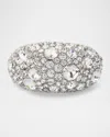 Lelet Ny Crystal Ponytail Hair Cuff In Crystal