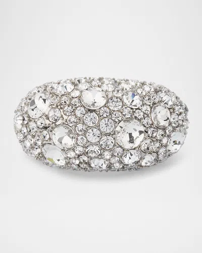 Lelet Ny Crystal Ponytail Hair Cuff In Silver