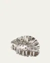 Lelet Ny Crystal Mini Shell Claw Clip In Silver