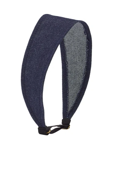 Lelet Ny Dakota Denim Headwrap In Blue