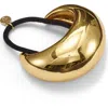 Lelet Ny Glossy Dome Brass Pony Cuff In Gold