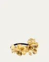 Lelet Ny Eden Floral Pony Cuff In Gold