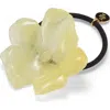 Lelet Ny Eden Floral Ponytail Cuff In Yellow Quartz