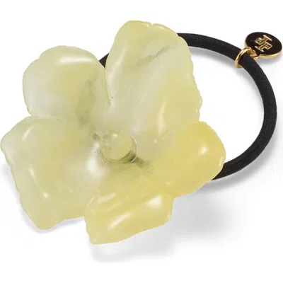 Lelet Ny Eden Floral Ponytail Cuff In Black