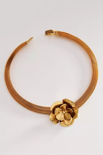 Lelet Ny Eden Mesh Choker In Gold