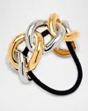 Lelet Ny Elena Chain Mixed Metal Ponytail Cuff In Mixed Metal