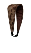 Lelet Ny Erin Whipstitch Headwrap In Animal Print