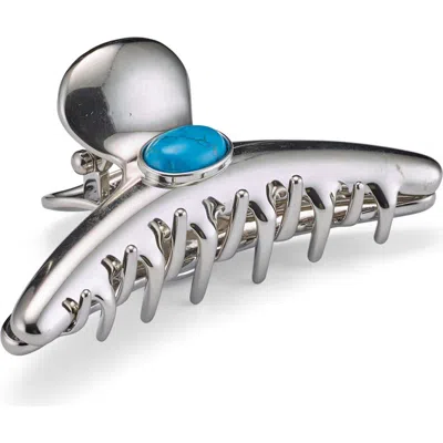 Lelet Ny Frankie Semiprecious Stone Hair Claw Clip In Metallic