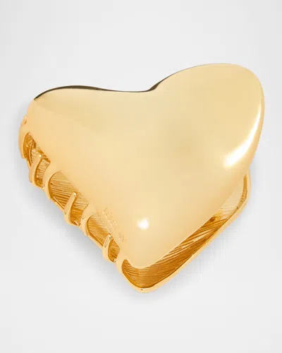 Lelet Ny Gigi Metal Heart Mega Claw Clip In Gold
