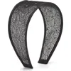 Lelet Ny Giselle Embellished Lace Headband In Black