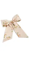 Lelet Ny Glossy Amy Bow Barrette Rose Quartz