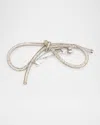 Lelet Ny Glossy Arch Pony Tail Holder In Rhodium