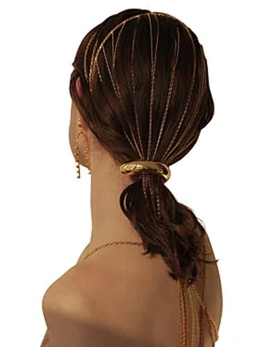 Lelet Ny Glossy Arch Pony Tail Holder In Gold