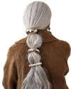 Lelet Ny Glossy Arch Pony Tail Holder In Rhodium