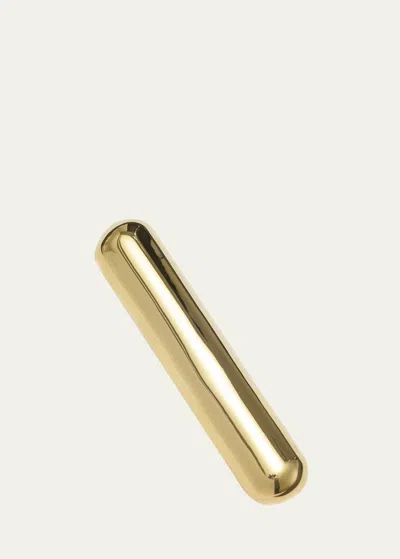 Lelet Ny Glossy Bar Barrette In Brown