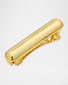 Lelet Ny Glossy Bar Brass Barrette In Gold