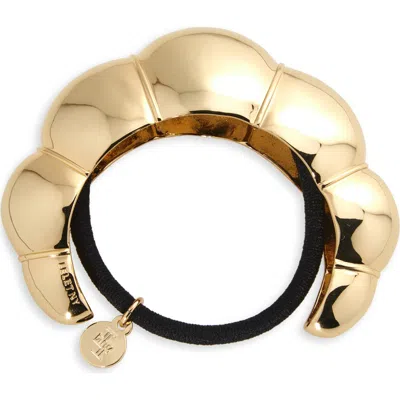 Lelet Ny Glossy Croissant Ponytail Cuff In Gold