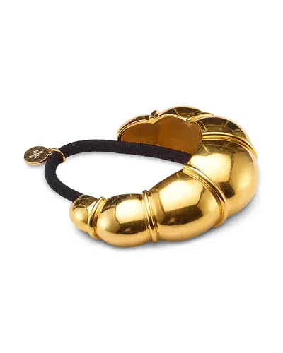 LELET NY GLOSSY CROISSANT PONYTAIL CUFF