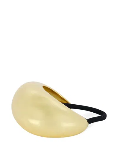 Lelet Ny Glossy Dome Hair Tie In Gold