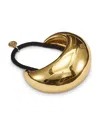 Lelet Ny Glossy Dome Brass Pony Cuff In Gold