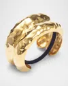 Lelet Ny Glossy Double Hammered Arch Pony In Gold