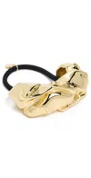 Lelet Ny Glossy Draped Pony Cuff Gold In Gold