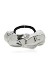 Lelet Ny Glossy Draped Pony Cuff In Silver