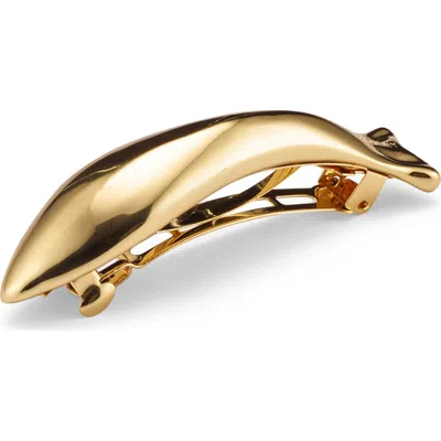 Lelet Ny Glossy Fin Barrette In Gold