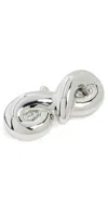 Lelet Ny Glossy Mega Loop French Barrette Rhodium