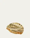 Lelet Ny Glossy Shell 18k Gold Plated Claw Clip In Gold