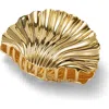 Lelet Ny Glossy Shell 18k Gold Plated Claw Clip In Gold