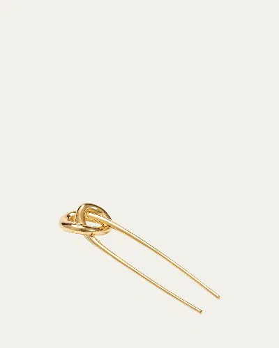 Lelet Ny Glossy Top Knot Pin In Rhodium