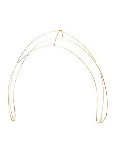 Pre-owned Lelet Ny Gold Headband W/tags