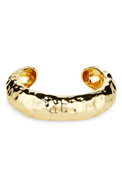 Lelet Ny Hammered Arch Cuff Bracelet In Gold