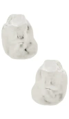 Lelet Ny Hera Hammered Earrings In Metallic
