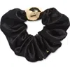 Lelet Ny Inara Pendant Oversized Scrunchie In Black