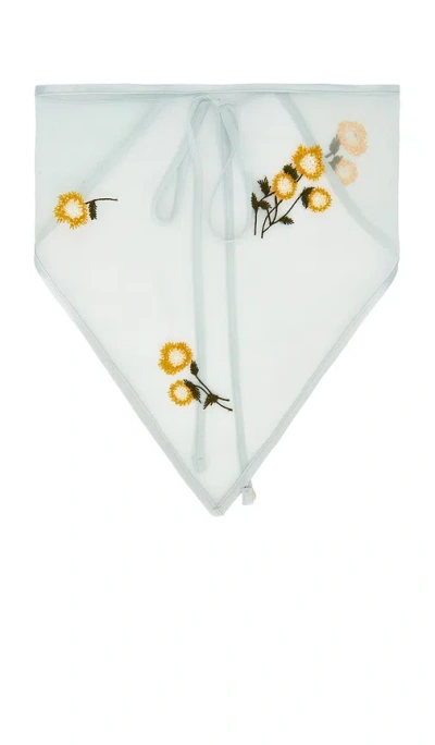 Lelet Ny Isla Embroidered Bandana In Orange