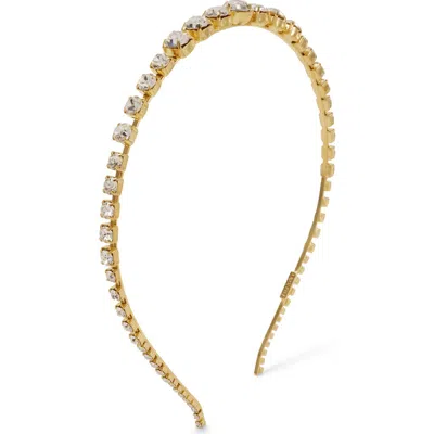 Lelet Ny Jax Crystal Headband In Gold