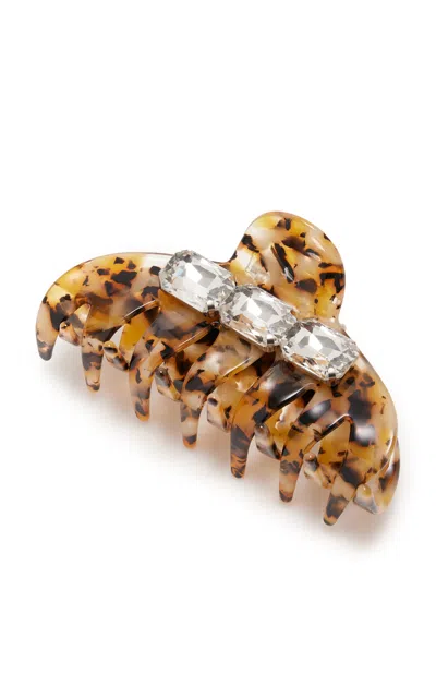 Lelet Ny Jules Crystal Mega Claw Clip In Brown