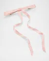 Lelet Ny Karla Silk Skinny Bow In Blush