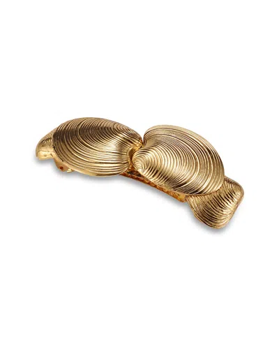 Lelet Ny Kya Seashell Barrette In Gold