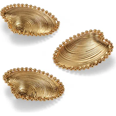 Lelet Ny Kya Set Of 3 Ball Chain Seashell Hair Clips