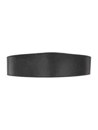 Pre-owned Lelet Ny Leather Headband In Black